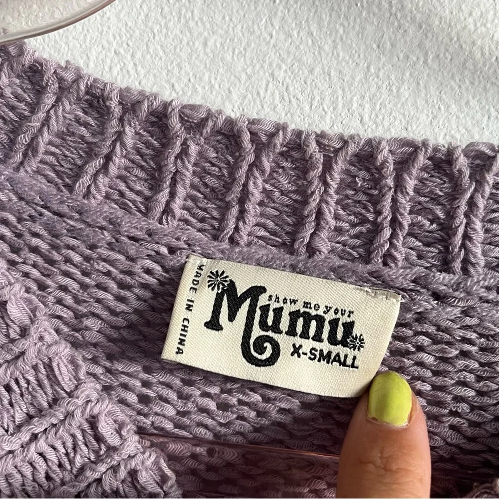 Show me your mumu Woodsy knit sweater in Sunset stripe Size XS - Picture 9 of 9